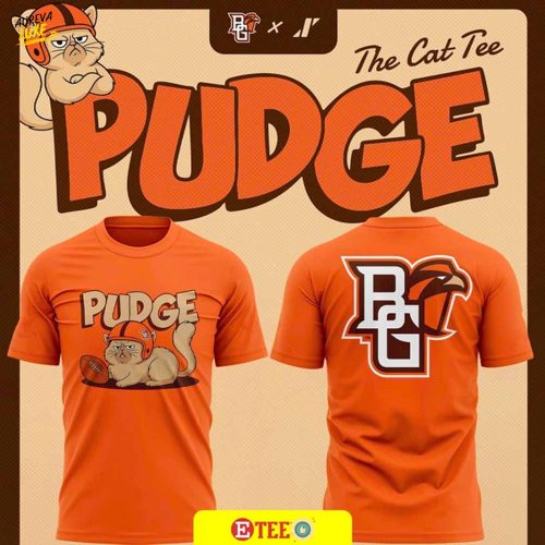 pudge the cat shirt - Orange