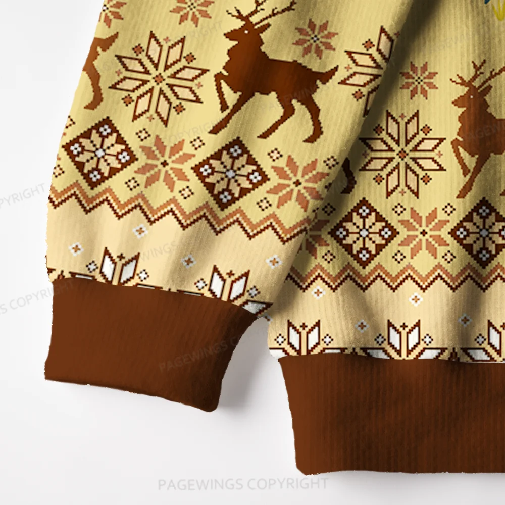 Cozy Reading Retreat Unisex Ugly Knit Christmas Sweater Cozy Reading Retreat Unisex Ugly Knit Christmas Sweater