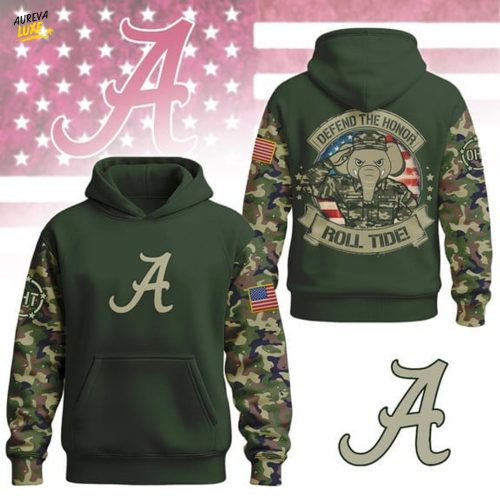Alabama Crimson x Defend The Honor Roll Tide Hoodie
