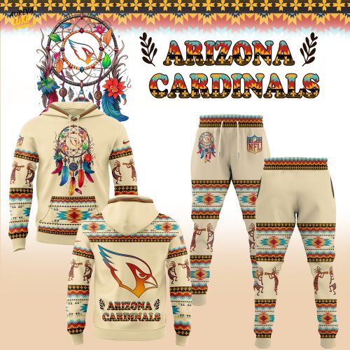 Arizona Cardinals Native American Heritage Month 2025 Sand Beige Hoodie