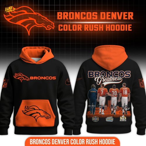 Broncos Denver Color Rush Hoodie - Black