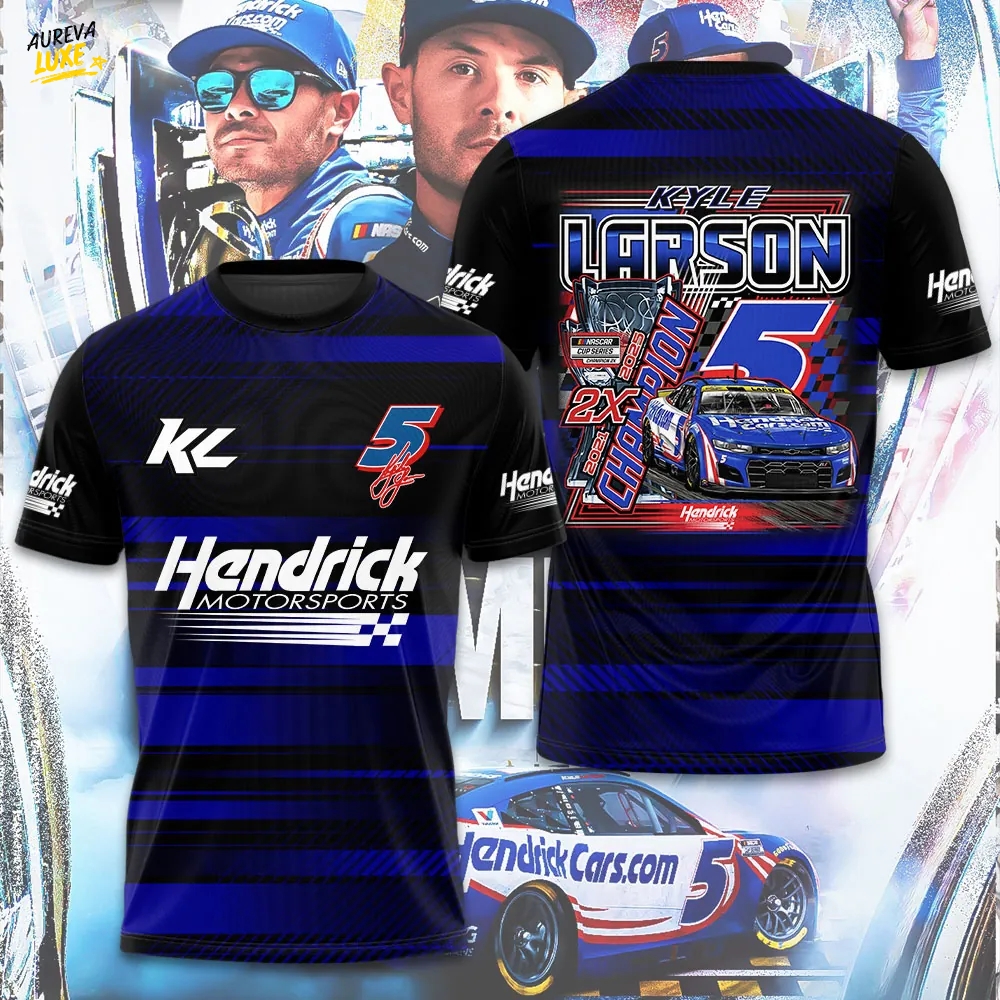 Kyle Larson Nascar Cup Series Champion 3D Apparel Kyle Larson Nascar Cup Series Champion 3D Apparel