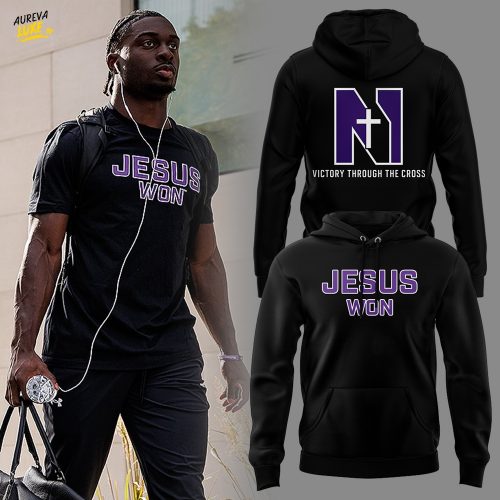 Limited Editon Northwestern- “Jesus won” Hoodie