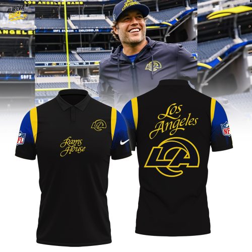Los Angeles Rams 2025 Rivalries Limited Edition Polo Shirt - Black