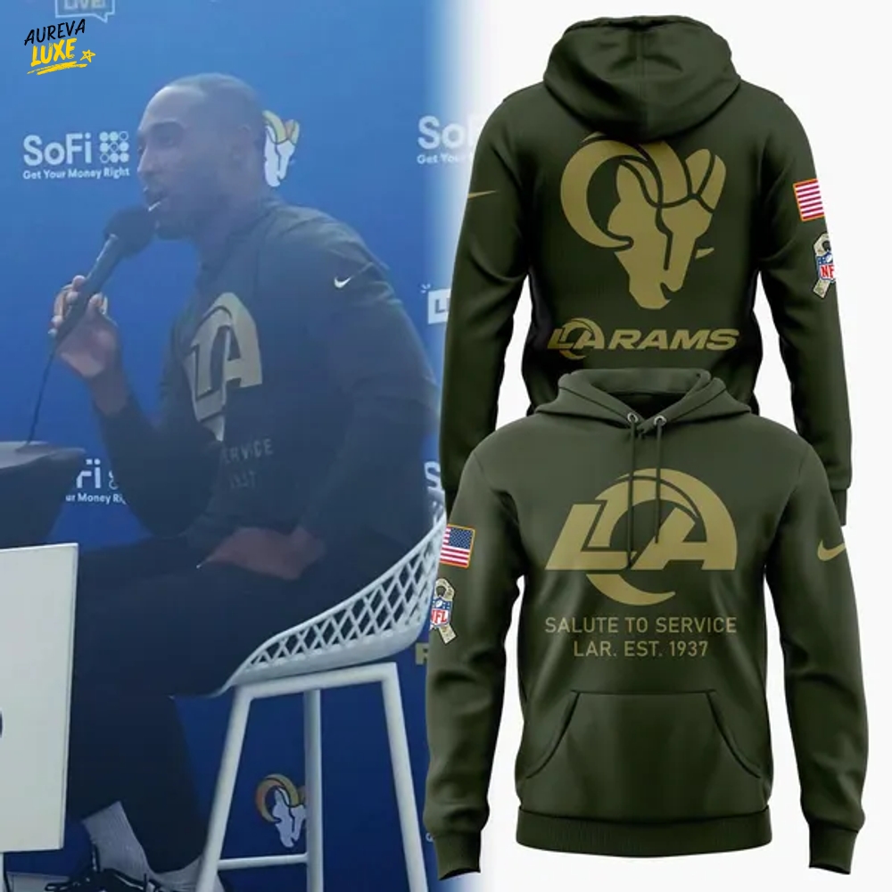 Los Angeles Rams Salute to Service 2025 Hoodie Los Angeles Rams Salute to Service 2025 Hoodie