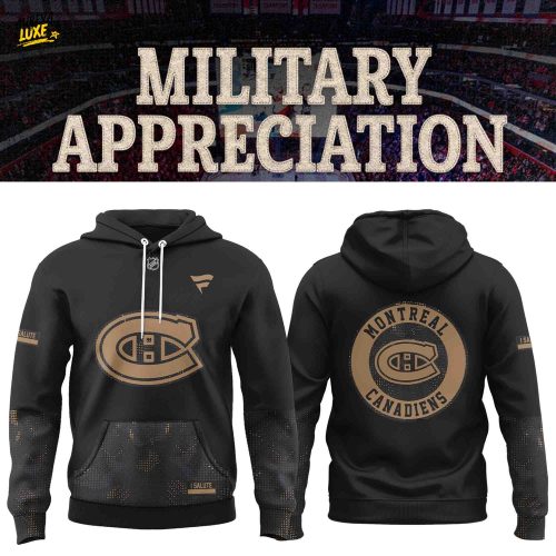 Montreal Canadiens Military Appreciation Hoodie – Pride and Gratitude!