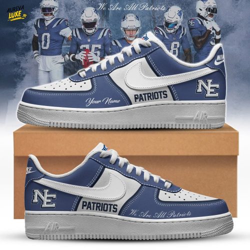 NE Patriots 2025 Rivalries Nor’Easter Storm Blue AF1
