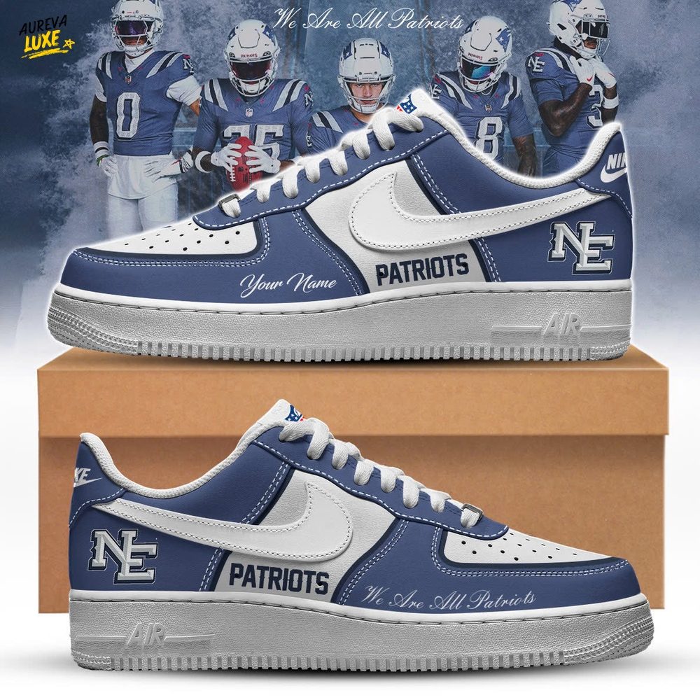 NE Patriots 2025 Rivalries Nor’Easter Storm Blue AF1 NE Patriots 2025 Rivalries Nor’Easter Storm Blue AF1
