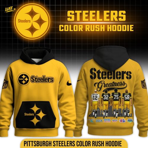 Steelers Color Rush Hoodie - Yellow