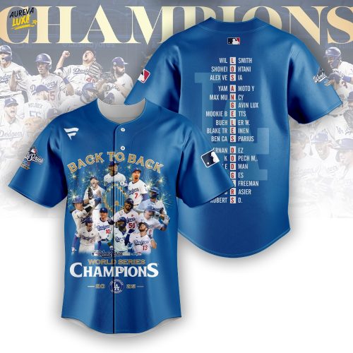 Back to Back World Series Champions 2025 Baseball Jersey