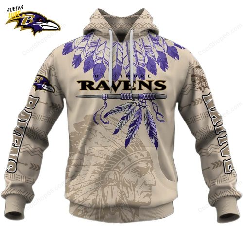Baltimore Ravens Native American Heritage Hoodie