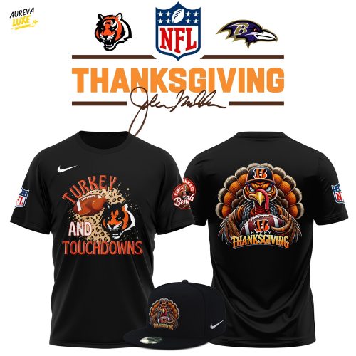 Cincinnati Bengals x Thanksgiving Game 2025 Collection Tshirt