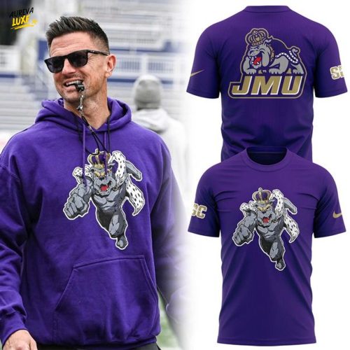 Coach Chesney JMU Football Marvel Super Hero Day T-Shirt