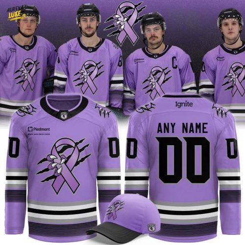 Columbus River Dragons 2025 Hockey Fights Cancer Jersey