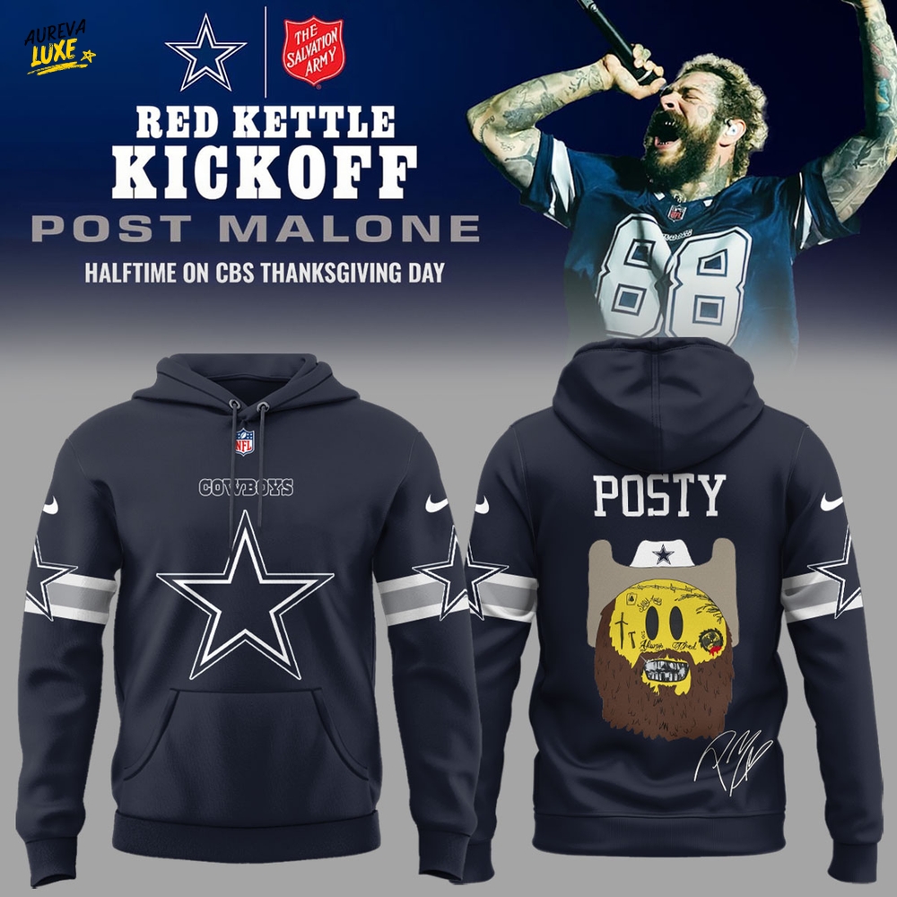 Dallas Cowboys x Post Malone Thanksgiving Hoodie Dallas Cowboys x Post Malone Thanksgiving Hoodie