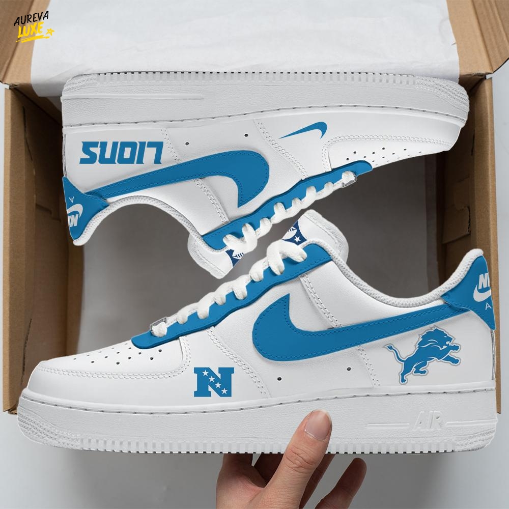 Detroit Lions Custom AF Sneakers Detroit Lions Custom AF Sneakers