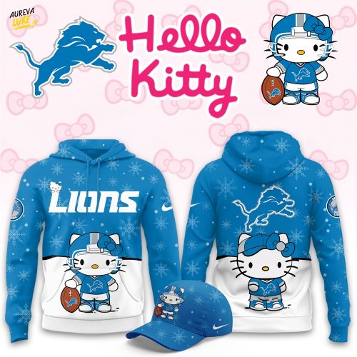 Detroit Lions Hello Kitty Limited Hoodie