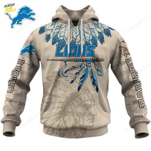 Detroit Lions Native American Heritage Hoodie