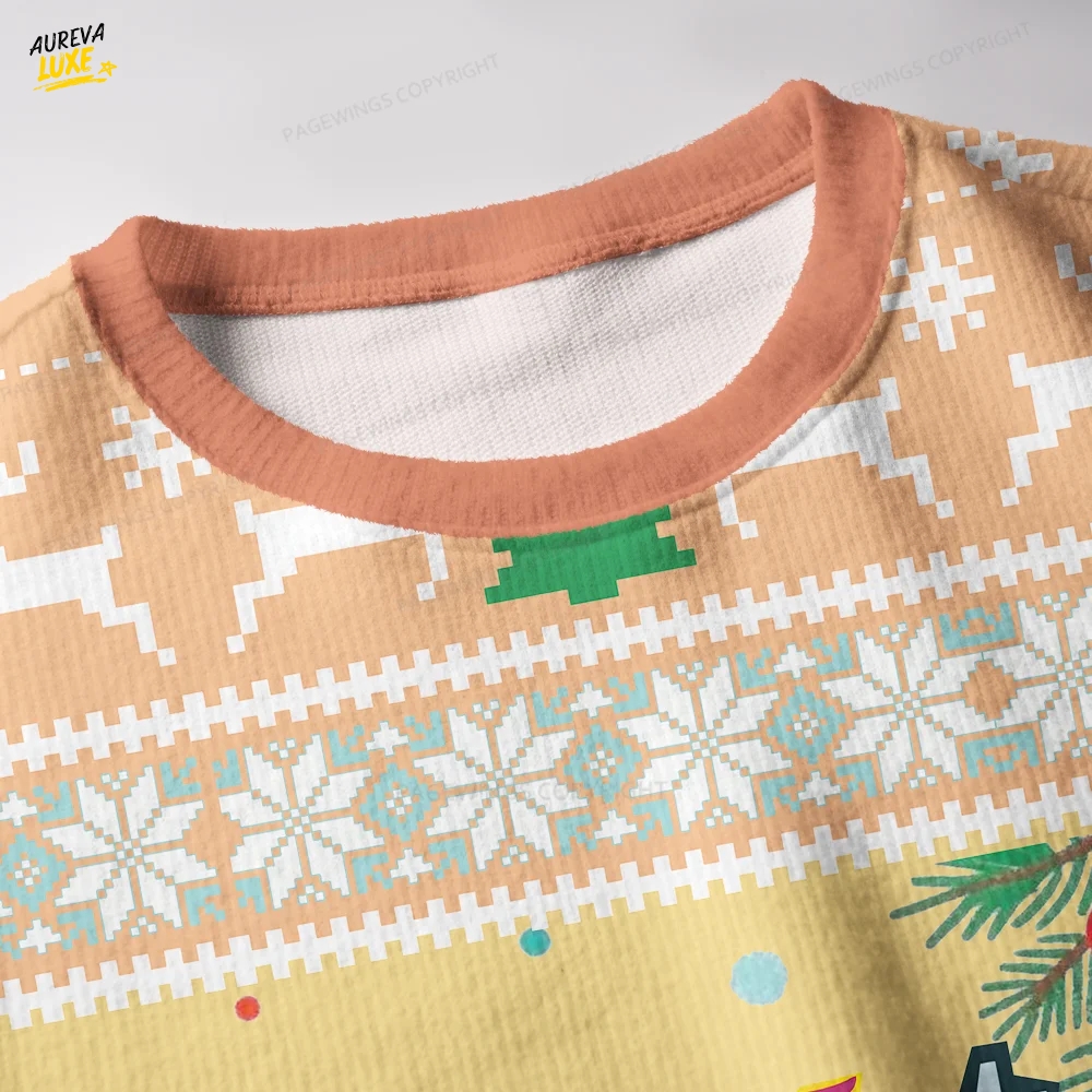 Fight Fascism Read Banned Books Unisex Ugly Knit Christmas Sweater Fight Fascism Read Banned Books Unisex Ugly Knit Christmas Sweater