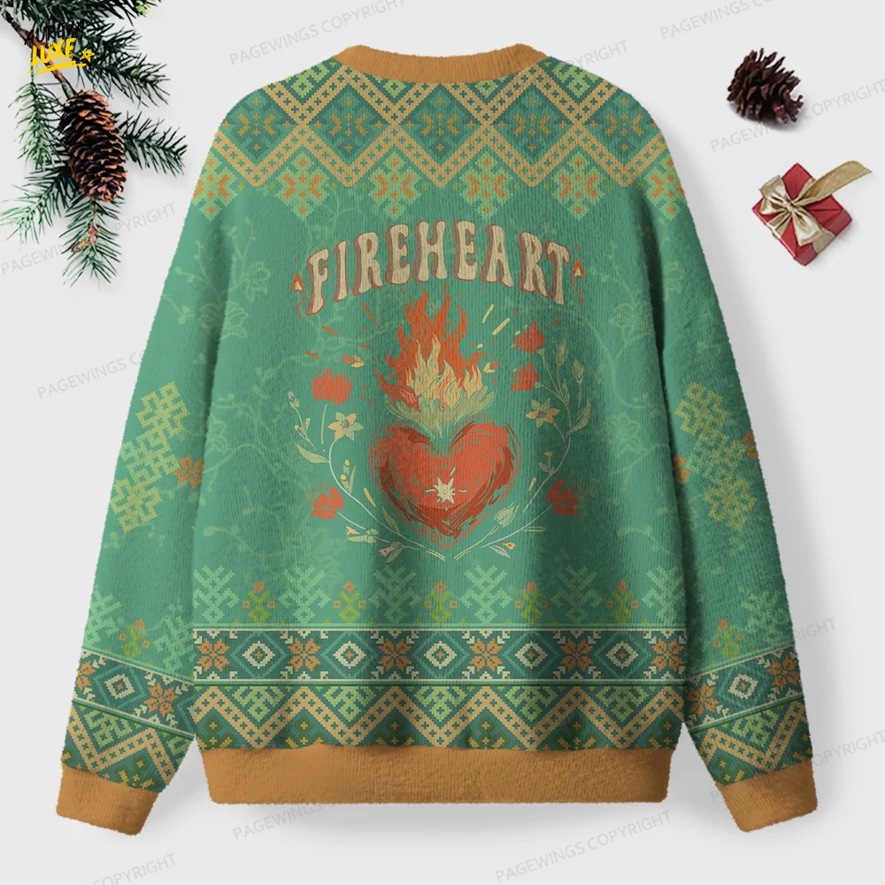 Fireheart Unisex Ugly Knit Christmas Sweater Fireheart Unisex Ugly Knit Christmas Sweater