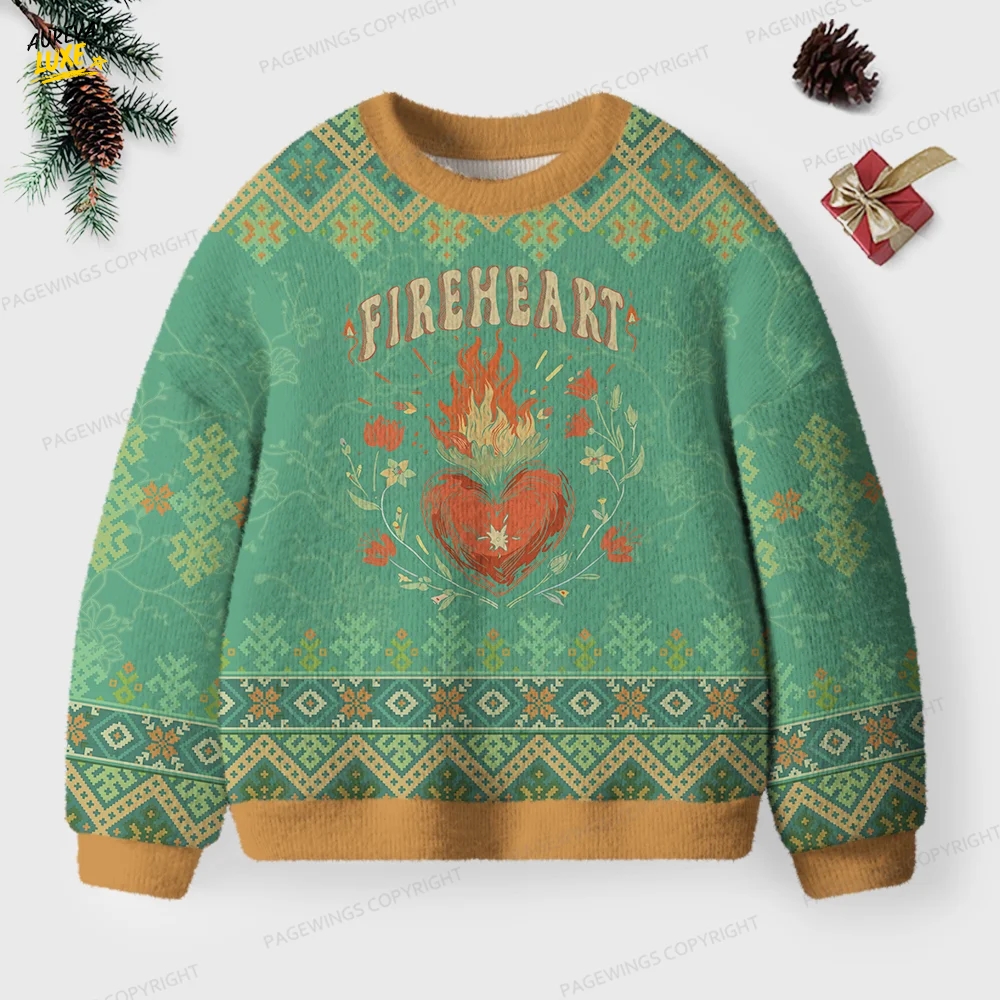 Fireheart Unisex Ugly Knit Christmas Sweater Fireheart Unisex Ugly Knit Christmas Sweater
