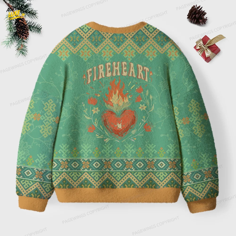 Fireheart Unisex Ugly Knit Christmas Sweater Fireheart Unisex Ugly Knit Christmas Sweater