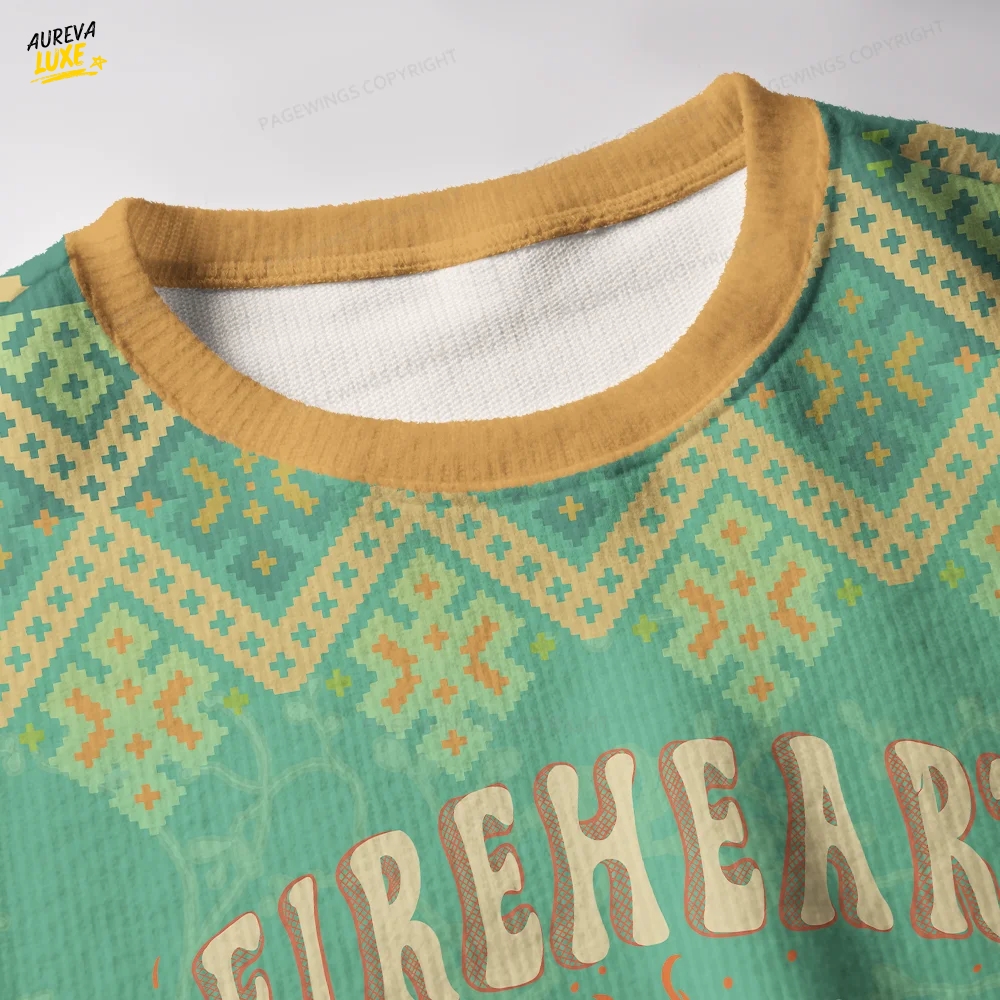 Fireheart Unisex Ugly Knit Christmas Sweater Fireheart Unisex Ugly Knit Christmas Sweater