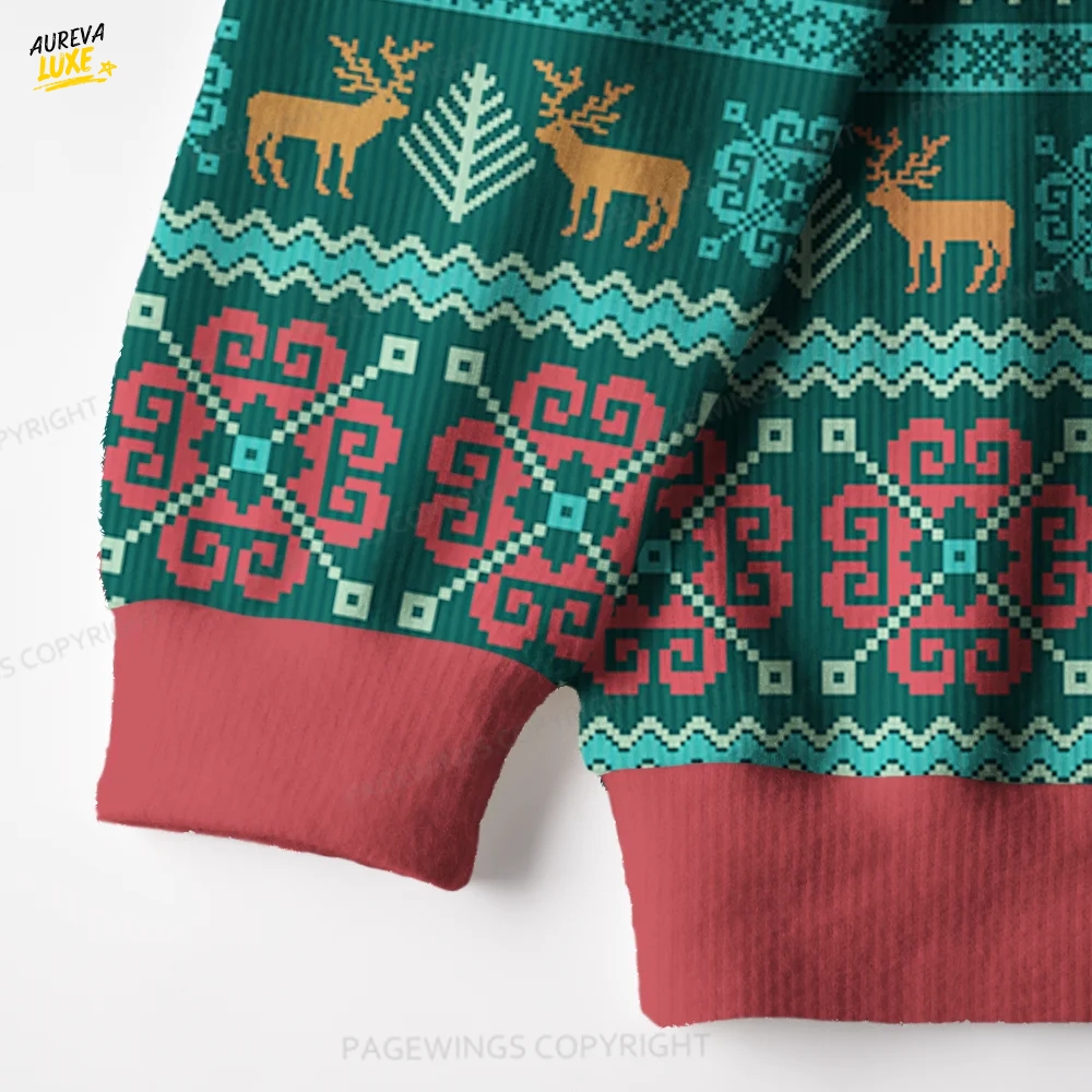 For I Am Fearless And Therefore Powerful Unisex Ugly Knit Christmas Sweater For I Am Fearless And Therefore Powerful Unisex Ugly Knit Christmas Sweater