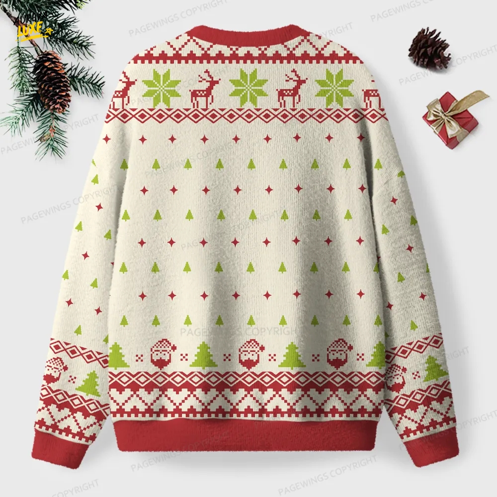 Frog And Toad Unisex Ugly Knit Christmas Sweater Frog And Toad Unisex Ugly Knit Christmas Sweater