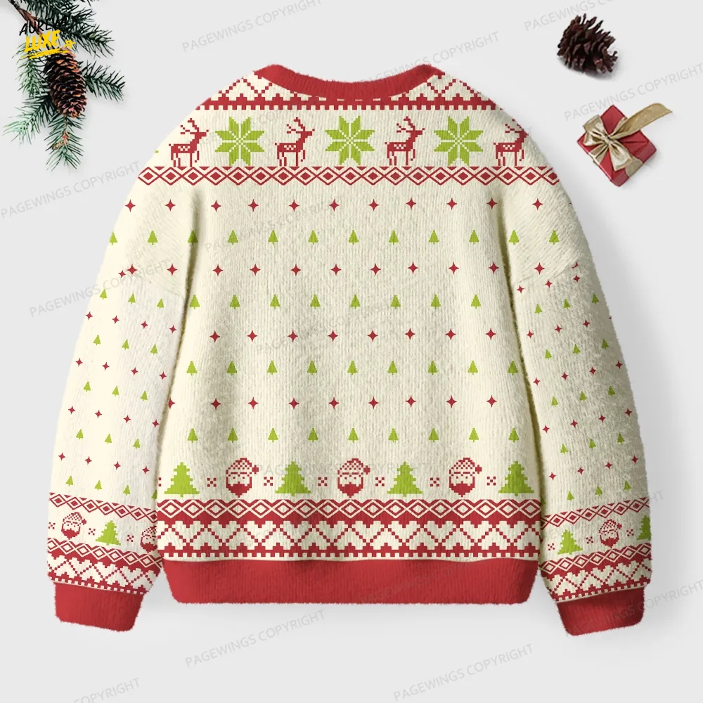 Frog And Toad Unisex Ugly Knit Christmas Sweater Frog And Toad Unisex Ugly Knit Christmas Sweater