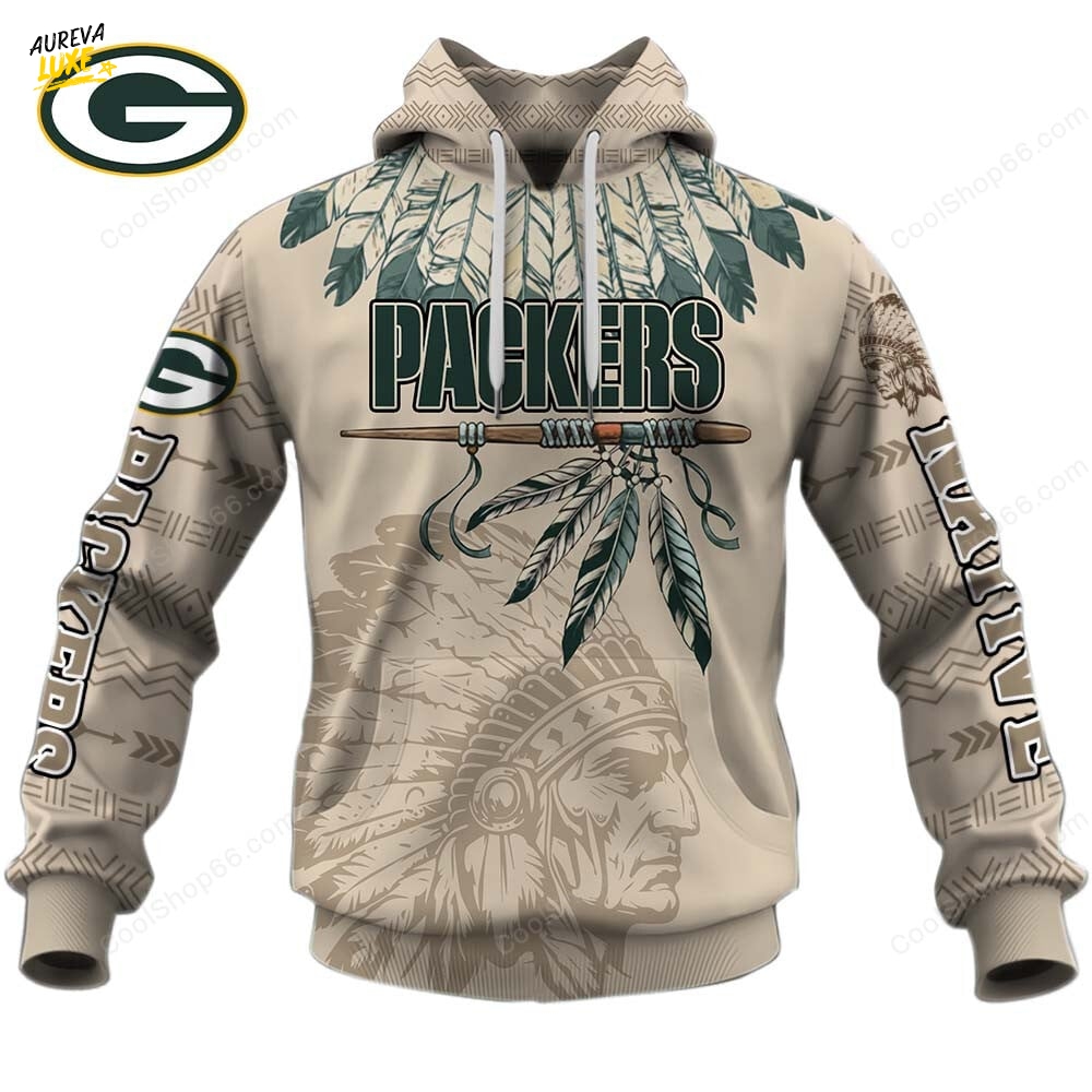 Green Bay Packers Native American Heritage Hoodie Green Bay Packers Native American Heritage Hoodie