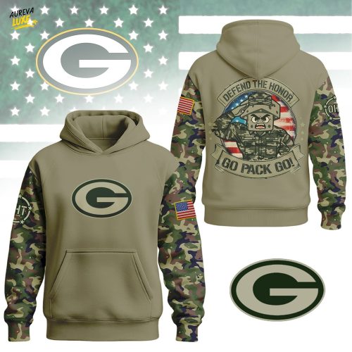 Green Bay Packers x Defend The Honor Go pack Go Hoodie