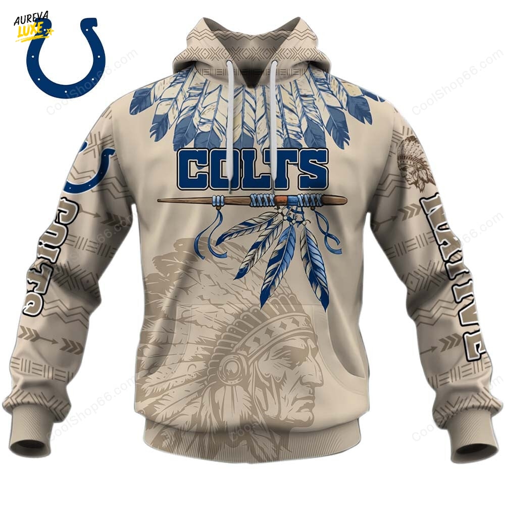 Indianapolis Colts Native American Heritage Hoodie Indianapolis Colts Native American Heritage Hoodie
