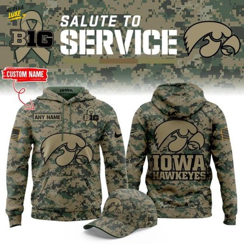 Iowa State Cyclones '' Salute to Service '' 2025 Special Hoodie(Custom)