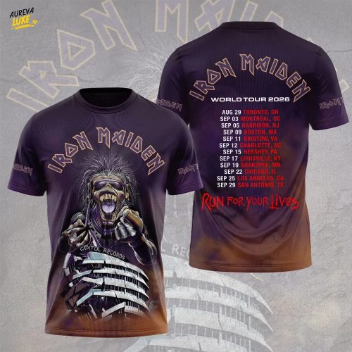 Iron Maiden 3D Tshirt 2025