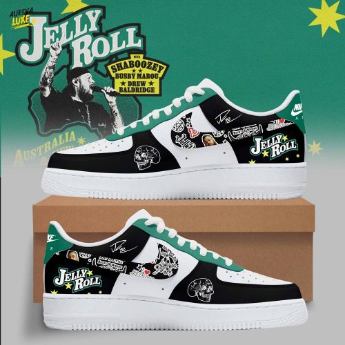 Jelly Roll Down under tour 2025 Limited Edition AF 1 Sneaker
