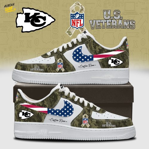 Kansas City Chiefs NFL x U.S VERERANS Day Limited Edition Shoes