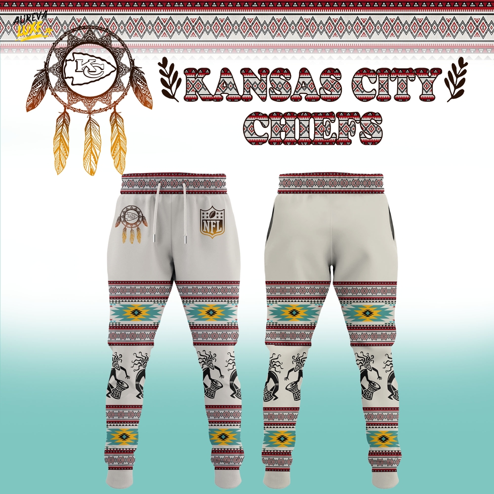 Kansas City Chiefs Native American Heritage Month 2025 Beige Hoodie Kansas City Chiefs Native American Heritage Month 2025 Beige Hoodie