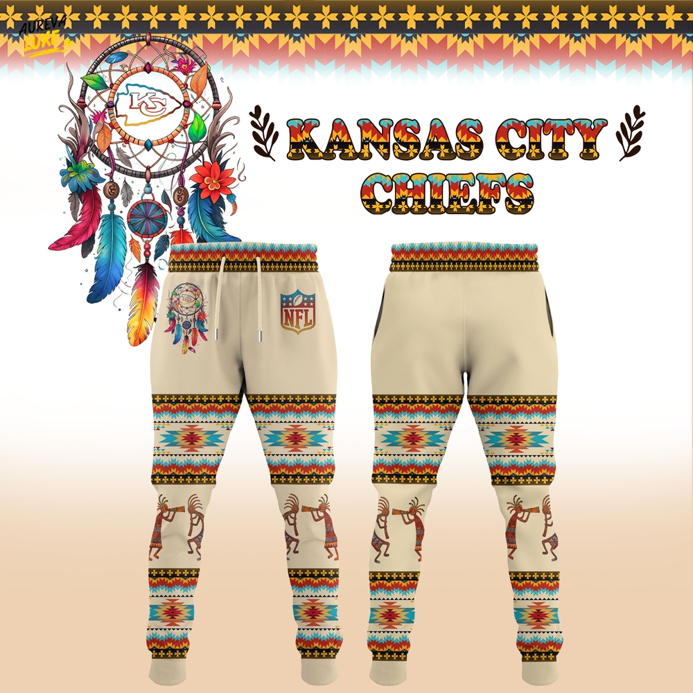 Kansas City Chiefs Native American Heritage Month 2025 Sand Beige Hoodie Kansas City Chiefs Native American Heritage Month 2025 Sand Beige Hoodie