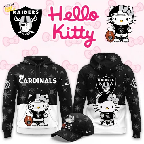 Las Vegas Raiders Hello Kitty Limited Hoodie