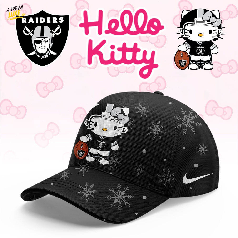 Las Vegas Raiders Hello Kitty Limited Hoodie Las Vegas Raiders Hello Kitty Limited Hoodie