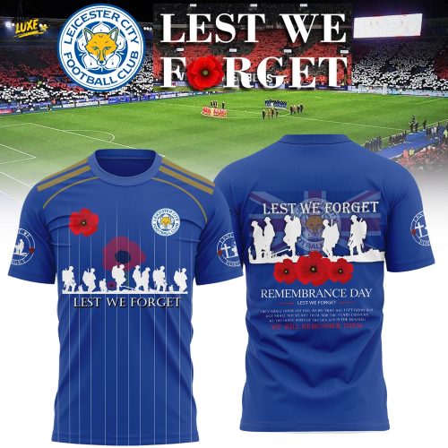 Leicester City FC Lest We Forget Limited Edition Shirt