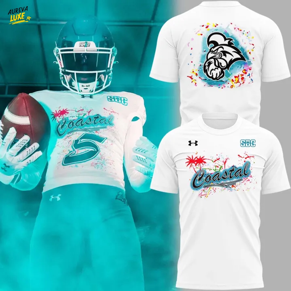 Limited Edition Coastal Carolina Chanticleers football 2025 t-shirt Limited Edition Coastal Carolina Chanticleers football 2025 t-shirt