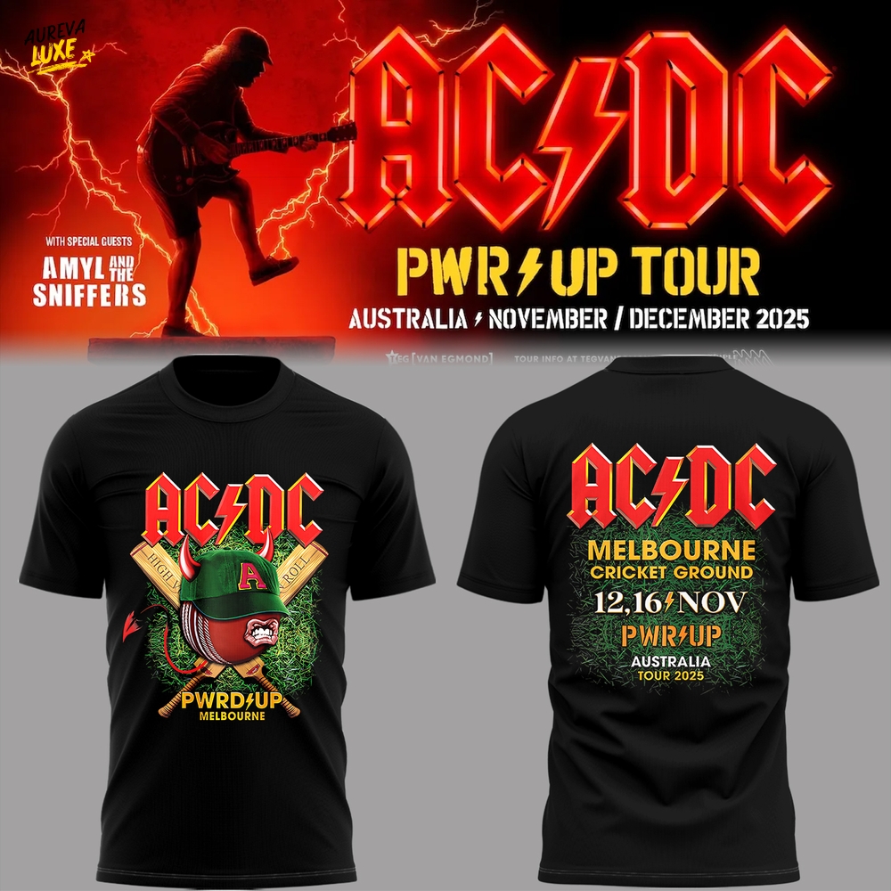 Limited Edition Melbourne Edinburgh PWR UP Tour Shirt Limited Edition Melbourne Edinburgh PWR UP Tour Shirt