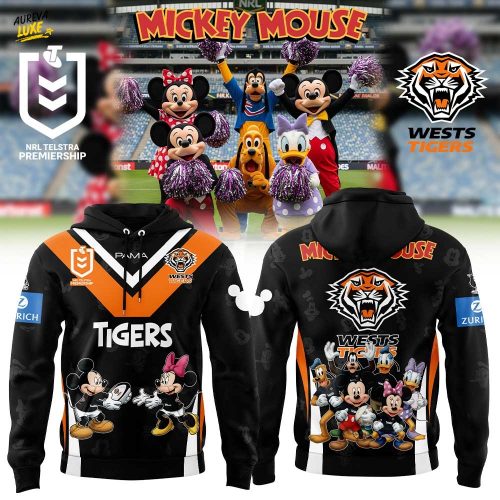 Limited Edition W Tigers Mickey Mouse Hoodie