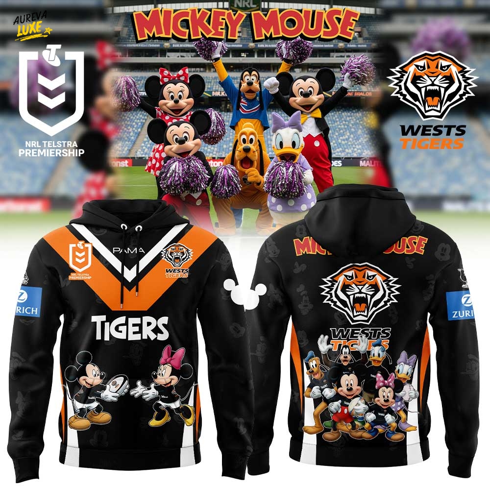 Limited Edition W Tigers Mickey Mouse Hoodie Limited Edition W Tigers Mickey Mouse Hoodie