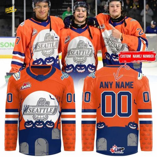 Limited edition Seattle Thunderbirds x 2025 Halloween Night Jerseys