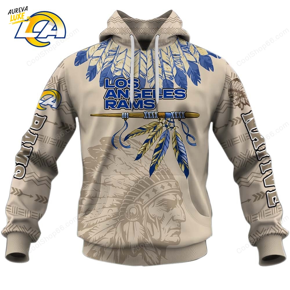 Los Angeles Rams Native American Heritage Hoodie Los Angeles Rams Native American Heritage Hoodie