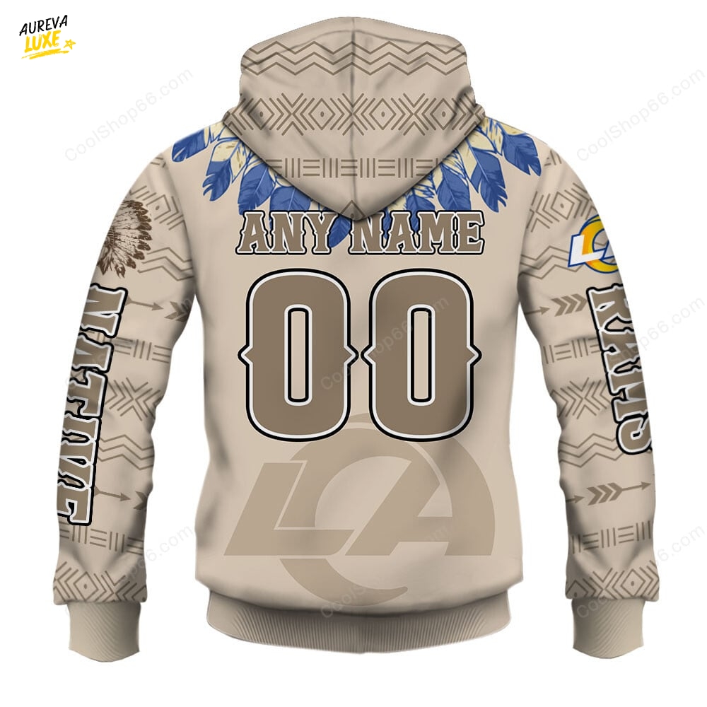 Los Angeles Rams Native American Heritage Hoodie Los Angeles Rams Native American Heritage Hoodie