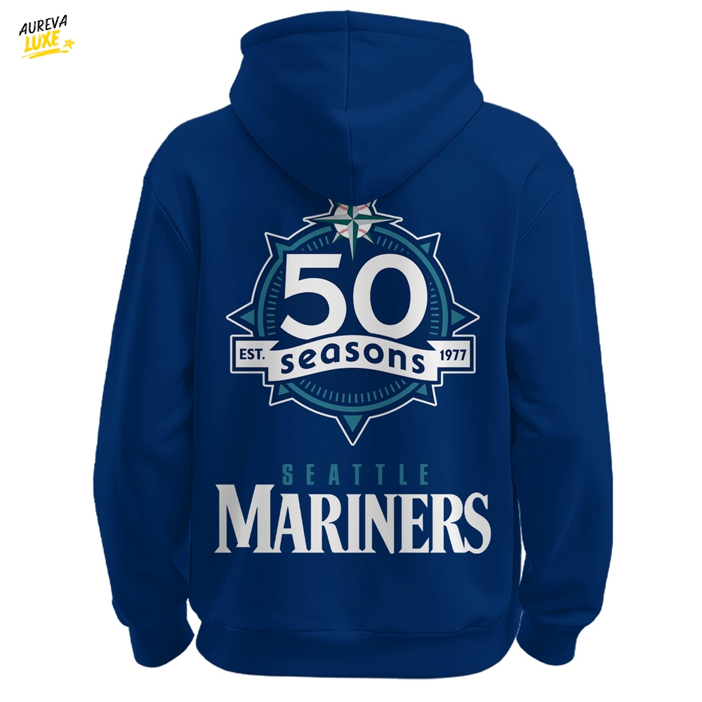 Mariners 50th Anniversary Tribute Hoodie | A Historic Edition for True Fans V1 Mariners 50th Anniversary Tribute Hoodie | A Historic Edition for True Fans V1